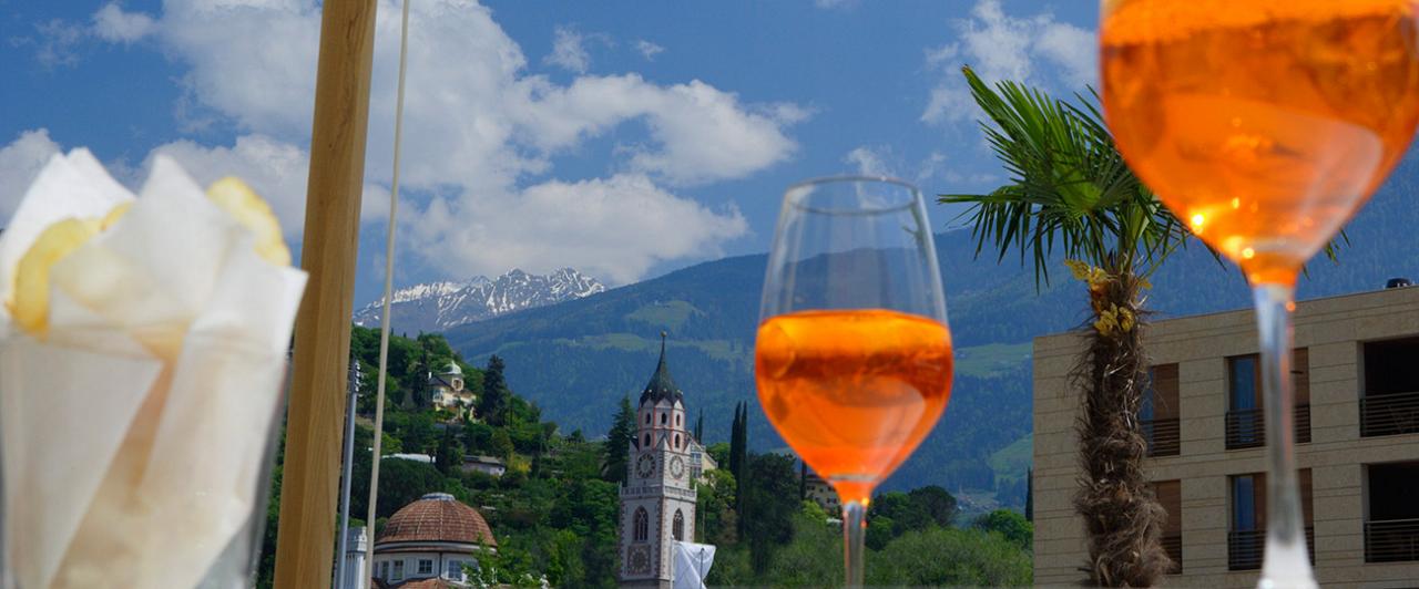 Un aperitivo presso le Terme di Merano